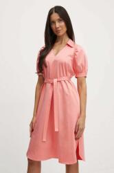 HUGO BOSS ruha lila, mini, harang alakú - rózsaszín 36