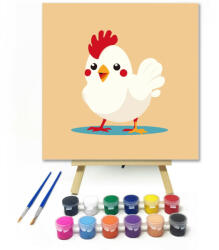  Mosolygó kiscsibe - gyerek számfestő készlet