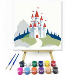  Varázslatos kastély - gyerek számfestő készlet
