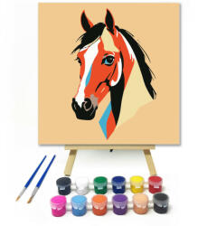  Színes ló - gyerek számfestő készlet