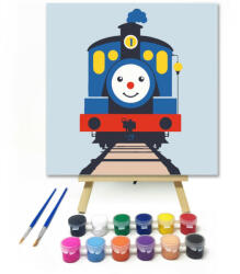 Számfestő Mosolygó vonat - gyerek számfestő készlet (szamkid310)