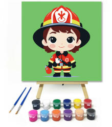 Számfestő A kis tűzoltó - gyerek számfestő készlet (szamkid310)