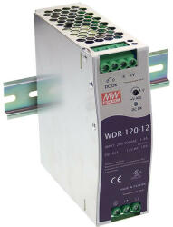 MEAN WELL WDR-120-24, DIN sínre szerelhető tápegység, 120W / 24V
