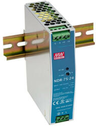 MEAN WELL NDR-75-24, DIN sínre szerelhető tápegység, 77W / 24V