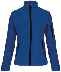 Kariban Női 3 rétegű softshell dzseki, Kariban KA400, Dark Royal Blue-2XL (ka400dro-2xl)