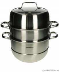  Gőzölő - Rozsdamentes - 4 részes - 28 cm átmérő