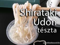 Shirataki Noodles - Konjak tészta - Udon stílus