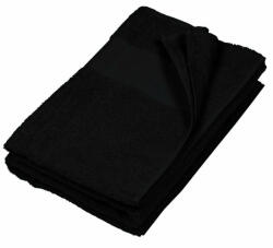 Kariban Uniszex törölköző Kariban KA113 Bath Towel -70X140, Black