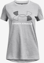 Under Armour UA Tech BL Twist SS Tricou pentru copii Under Armour | Gri | Fete | 128 - bibloo - 102,00 RON