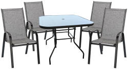 MWM Meble Set mobilier de gradina Astino cu 2 scaune Natural (5999125106399)