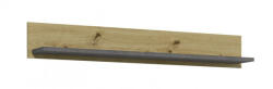 WM-Meble XL P1 Raft de perete Gri stejar (DĄB ARTISAN / SMOOTH GREY) Raft