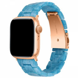 SmartWatcherz Műgyanta Apple Watch Szíj Kék Kvarc - Rose Gold, 42, 44, 45, 49mm (90119-90140)
