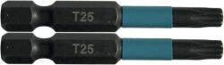 Makita Impact BLACK T25 50mm 2pc (B-63797) Set capete bit, chei tubulare