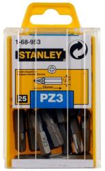 STANLEY PZ3 25pc. 1-68-953 Set capete bit, chei tubulare