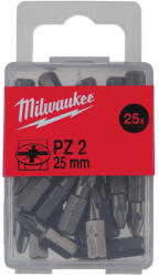Milwaukee PZ2 25mm 25pc. 4932399590 Set capete bit, chei tubulare