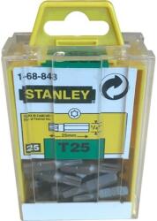 STANLEY T25 25mm 25pc. 1-68-843 Set capete bit, chei tubulare