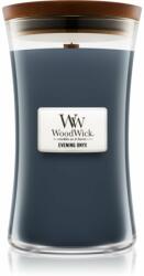 WoodWick Evening Onyx lumânare parfumată cu fitil din lemn 609.5 g