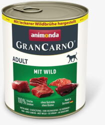 Animonda GranCarno Adult Dog aromă: carne de vânat 800g
