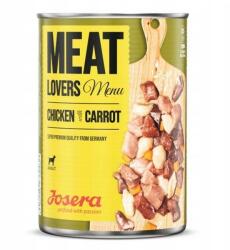 Josera Meatlovers menu Hrana umeda pentru caini, cu pui si morcov 800g