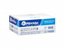 Merida Hajtogatott SLIM kéztörlő, fehér, 2rétegű, cellulóz, 'V' hajtogatású, 3150lap, keskeny adagolóba