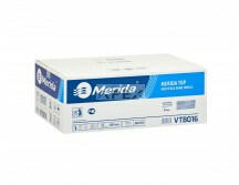 Merida Hajtogatott kéztörlő, fehér, 2rétegű, cellulóz, 'V' hajtogatású, 21x23 cm, 3200lap (20x160)