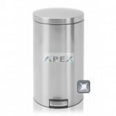 Merida Hulladékgyűjtő, 45L, rozsdamentes, szálcsiszolt, lábpedálos