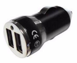 Legrand 50682 Szivargyújtó töltő 2 USB csatlakozóval fekete, 2, 1A-5V fekete (050682)