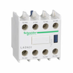 Schneider Electric TeSys D - LADN31 - Segédérintkező blokk, homloklapi, 3Z+1NY, csavaros csatlakozás (LADN31)