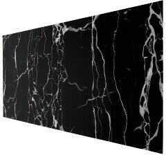 ANRO Wall Szivacsos öntapadós falburkolat Marble ARS-03 fekete-fehér márvány mintás (6 db 30x60 cm-es lap) (ARS-03)