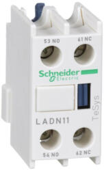 Schneider Electric TeSys D - LADN11 - Segédérintkező blokk, homloklapi, 1Z+1NY, csavaros csatlakozás (LADN11)
