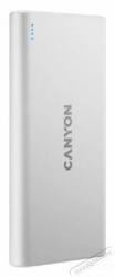CANYON PB-106 10000mAh LiPo fehér power bank - digitalko