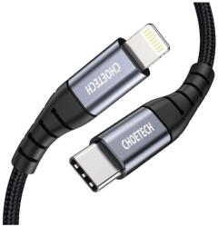 Choetech USB-C - CABLU LIGHTNING 1, 2M 1, 2M NEGRU IP0039 (IP0039 BLACK)