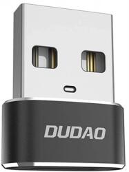 Dudao USB 2.0 Type C Átalakító Fekete 3cm L16AC (L16AC)