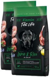Fitmin dog For Life Bárány és rizs 2x12 kg