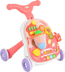 Moni Jucărie de mers pe jos 2 în 1 Moni Toys - Basket, Pink (110838)