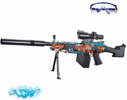 Sunny Blaster M249, vízigél golyószóró pisztoly tartozékokkal, narancssárga színben (M249-orange)