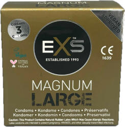 EXS Condoms Magnum Large nagy méretű óvszer (60 mm) (3 db) - ovszer-vasarlas