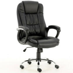  Forgó irodai szék, IDOL, műbőr, fekete színben (GSB5999114107734)