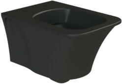 CeraStyle IBIZA fali WC - MATT ANTRACIT - FEKETE - rimless - perem nélküli - mély öblítésű (018907-w-97) - watermarkt