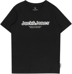JACK & JONES Tricou 'LAKEWOOD' negru, Mărimea 128
