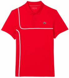 Lacoste Tricouri polo bărbați "Lacoste Sport Tennis Piped Technical Piqué Polo - Roșu