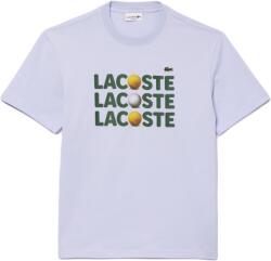 Lacoste Tricouri bărbați "Lacoste Heavy Cotton Tennis Ball Print T-Shirt - Turcoaz