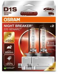 OSRAM D1S Xenarc Night Breaker 220 Xenon izzó DUO BOX 66140XN2-2HB