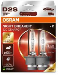 OSRAM D2S Xenarc Night Breaker 220 Xenon izzó DUO BOX 66240XN2-2HB