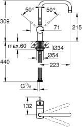 GROHE Flair Egykaros mosogatócsaptelep DIY