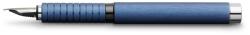 Faber-Castell Stilou, penita extra fina, corp aluminiu, albastru, Essentio FABER-CASTELL (FC148442)