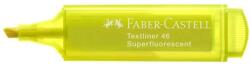 Faber-Castell Textmarker superfluorescent, varf tesit 1-5 mm, galben, 1546 FABER-CASTELL (FC154607) - roveli