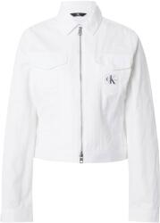 Calvin Klein Jeans Átmeneti dzseki 'LEAN' fehér, Méret XS