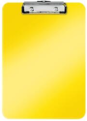 LEITZ Clipboard simplu A4, galben, WOW LEITZ (L-39710016) - roveli
