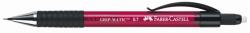 Faber-Castell Creion mecanic, 0.7 mm, cu grip, rosu, FABER-CASTELL Grip 1375 (FC137721) - roveli
